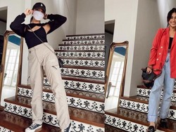 9 Potret Fashion Style Tyna Kanna Ibu Dua Anak yang Modis bak ABG!