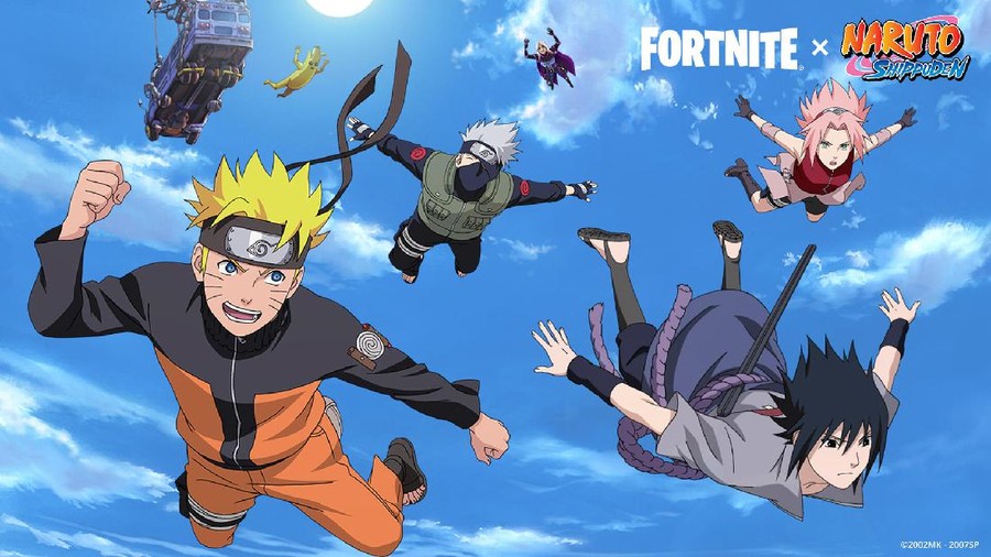 FortniteX Naruto&comma; Suguhkan Skin Keren dan Seuruh Karakter di Tim 7