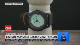 VIDEO: Limbah Ampas Kopi Jadi Jam Tangan