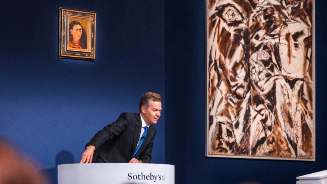 FOTO: Lukisan Frida Kahlo Terjual Nyaris Rp500 M di Lelang