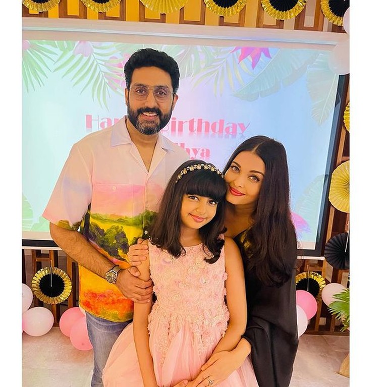 Putri tunggal Aishwarya Rai dan Abishek Bachchan, Aaradhya Bachchan genap berusia 10 tahun. Yuk intip momen ultahnya di Maldives!