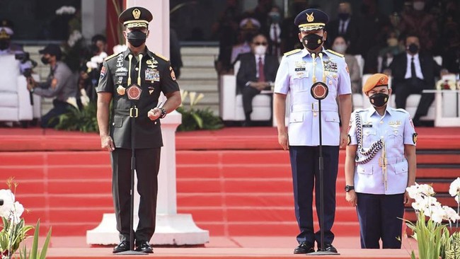 Panglima TNI Jenderal Andika Perkasa melakukan mutasi dan promosi jabatan terhadap 23 perwira dari tiga matra.