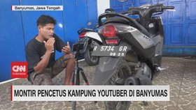 VIDEO: Montir Pencetus Kampung Youtuber di Banyumas