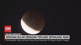 VIDEO: Gerhana Bulan Sebagian Terlama Sepanjang Abad
