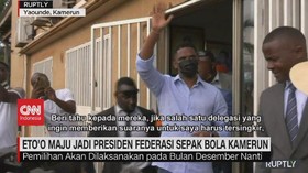 VIDEO: Eto'o Maju Jadi Presiden Federasi Sepak Bola Kamerun
