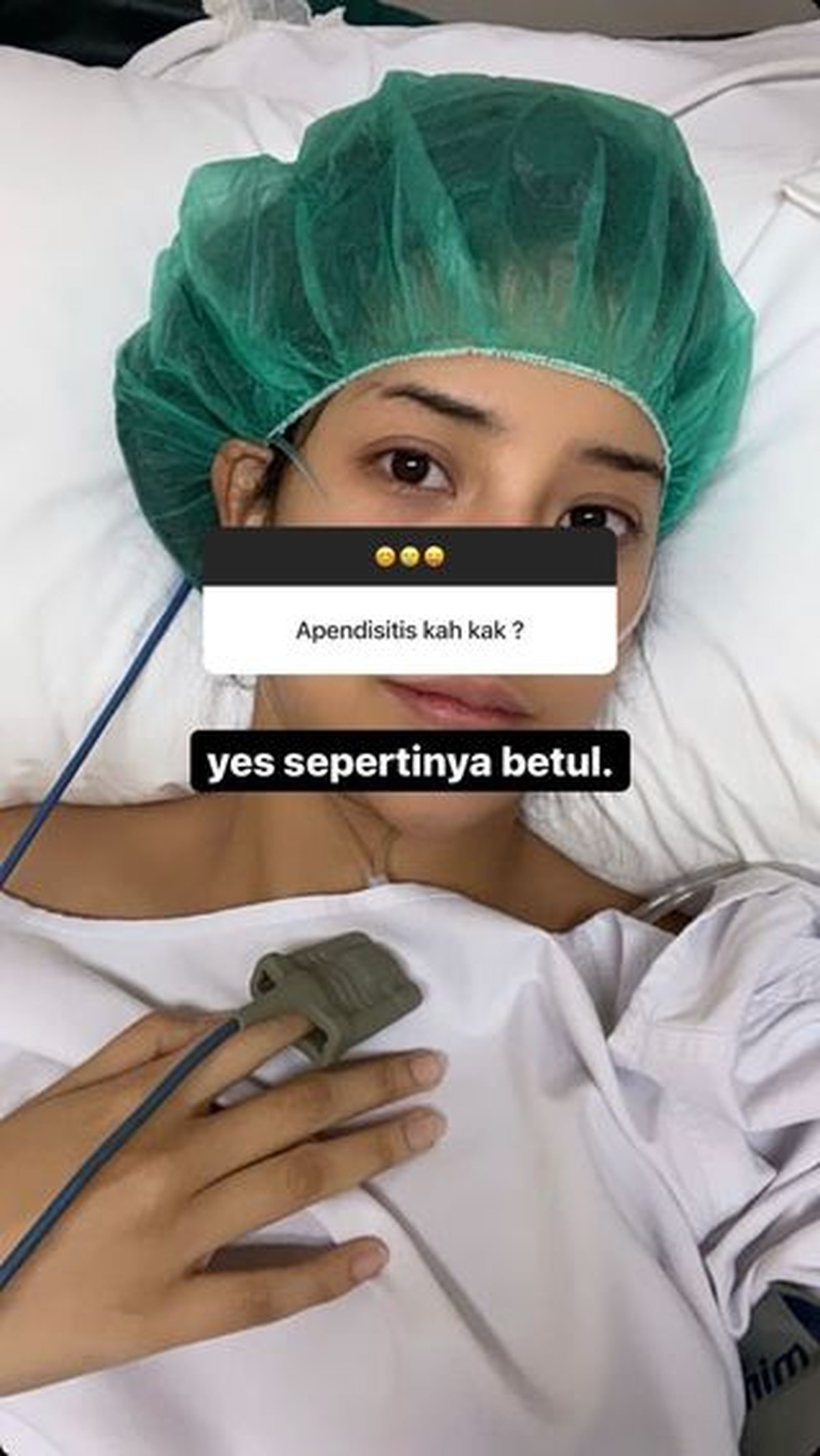 Potret Anya Geraldine Operasi Radang Usus Ditemani Pria Diduga Kekasihnya