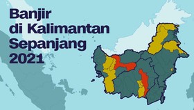 INFOGRAFIS: Banjir di Kalimantan Sepanjang 2021