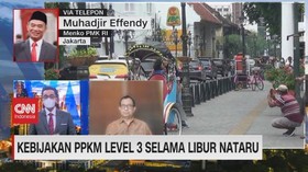 VIDEO: Kebijakan PPKM Level 3 Selama Libur Nataru