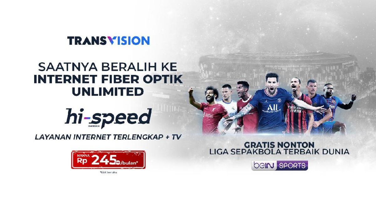 Transvision Informasi Transvision Hi-Speed Hadirkan Kenyamanan Internet Tak Berbatas