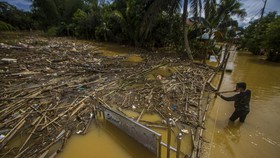 Banjir Rendam Kota Tebing Tinggi Sumut, 698 KK Terdampak