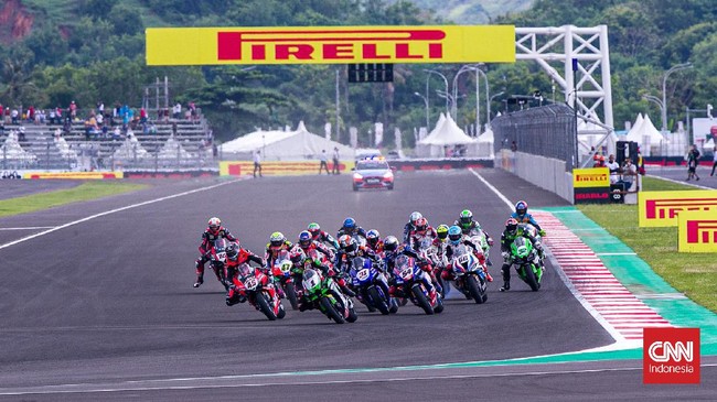Berikut jadwal siaran langsung WSBK Mandalika 2022 yang akan berlangsung pada 11-13 November.