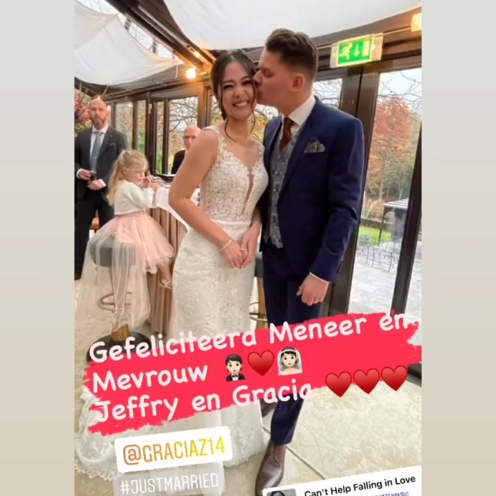 <p>Selamat untuk pasangan yang tengah berbahagia, Gracia Indri dan Jeffry. Semoga pernikahannya selalu diberkati dan harmonis. Amin! (Foto: Instagram Stories Gracia Indri)</p>