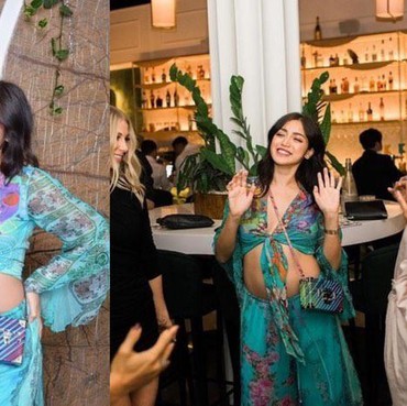 7 Foto Jedar Pamer Baby Bump di After Party Pesta Pernikahan