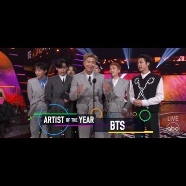 Menang Banyak, BTS Sabet 3 Penghargaan AMA 2021 Salip Taylor Swift