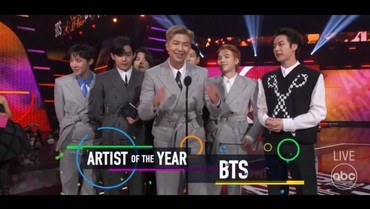 Menang Banyak, BTS Sabet 3 Penghargaan AMA 2021 Salip Taylor Swift
