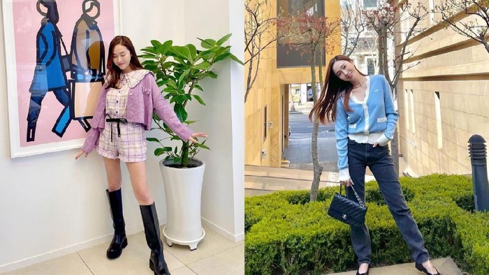 Simak Inspirasi Outfit ala Jessica Jung untuk Rayakan Natal dan Tahun Baru