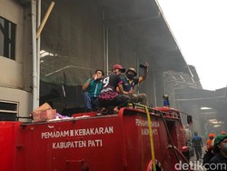 Begini Kondisi Terkini Kebakaran Pabrik Dua Kelinci Pati