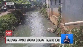 VIDEO: Ratusan Rumah Warga Buang Tinja ke Kali
