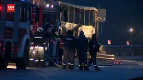 VIDEO: Insiden Bus di Bulgaria Terbakar, 45 Orang Tewas