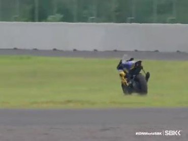 Bikin Merinding, Motor Pembalap Jalan Sendiri di Sirkuit Mandalika