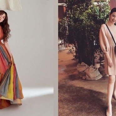 8 Gaya Feminin & Anggun Velove Vexia dalam Berbagai Balutan Gaun