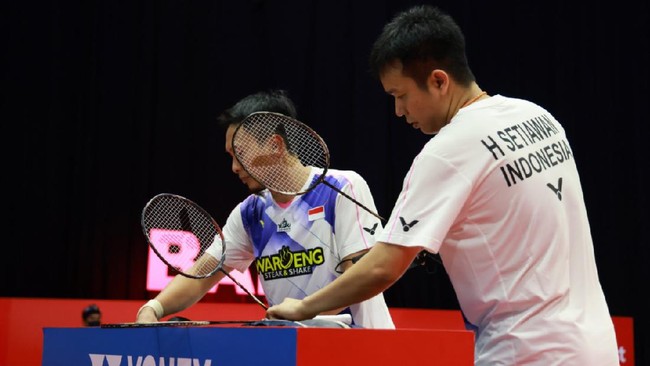 Muhammad Shohibul Fikri/Bagas Maulana akan menghadapi Mohammad Ahsan/Hendra Setiawan di final All England. Berikut live streaming laga tersebut.