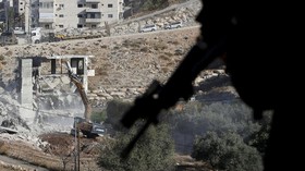 FOTO: Israel kembali Gusur Permukiman Warga Palestina