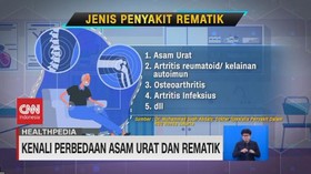 VIDEO:  Kenali Perbedaan Asam Urat dan Rematik