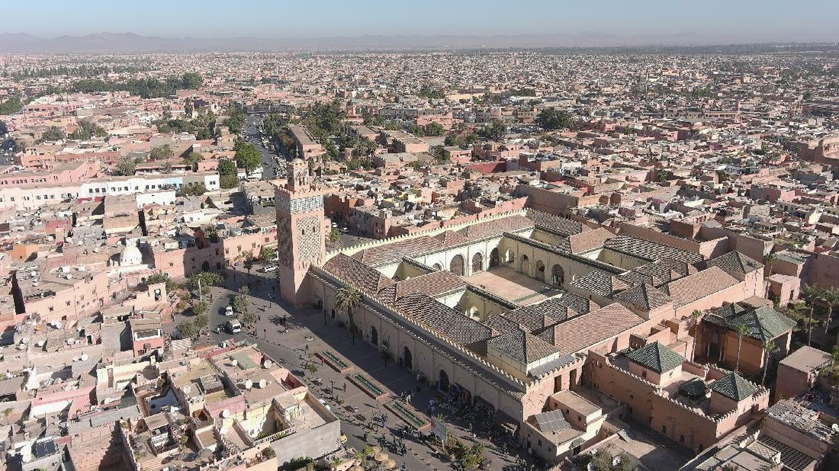 FOTO: Marrakech, Mutiara di Kaki Pegunungan Atlas Maroko
