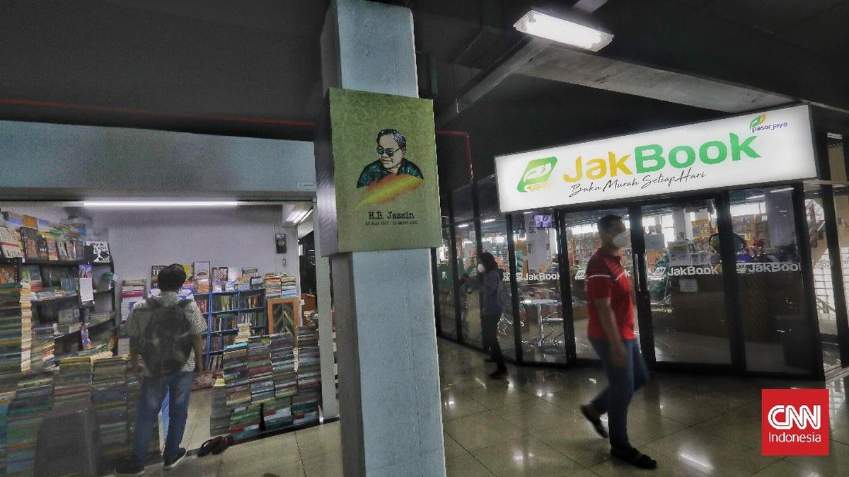 FOTO: Geliat Pasar Buku Kenari di Tengah Pandemi