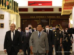 Prabowo Bahas Lanjutan Kerja Sama Pertahanan dengan Menlu Prancis