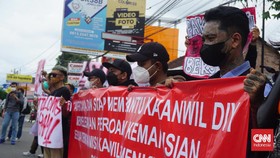 Eks Napi Lapas Narkoba Pakem Geruduk Kemenkumham DIY Usut Penyiksaan