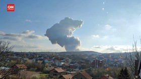VIDEO: Pabrik Mesin Roket di Serbia Meledak, Dua Orang Tewas