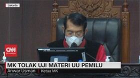 VIDEO: MK Tolak Uji Materi UU Pemilu