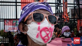 FOTO: Aksi 'Kita Harus Merdeka Dari Kekerasan Seksual'