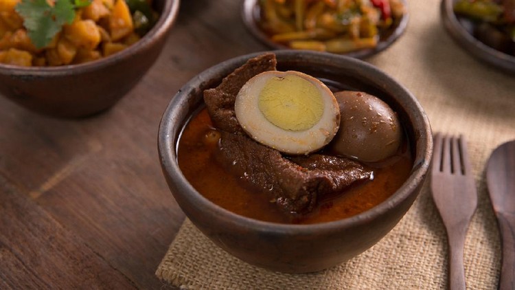 delicious brongkos javanese food culinary of indonesian