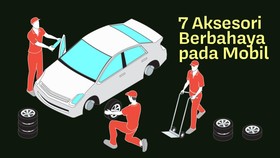 INFOGRAFIS: 7 Aksesori Berbahaya pada Mobil
