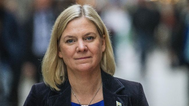 Magdalena Andersson kembali terpilih menjadi PM Swedia, Senin (29/11). Ia kembali jadi PM setelah sempat mengundurkan diri tak lama usai terpilih pekan lalu.