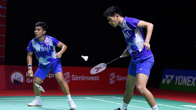 Pramudya Kusumawardana/Yeremia Rambitan berterimakasih ke Marcus Fernaldi Gideon/Kevin Sanjaya Sukamuljo setelah dipastikan ke turnamen World Tour Finals.