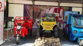 Gerobak Listrik Asal Cikeas Curi Perhatian di IEMS 2021