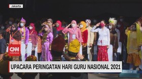 VIDEO: Upacara Peringatan Hari Guru Nasional 2021
