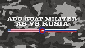 INFOGRAFIS: Adu Kuat Militer AS Vs Rusia