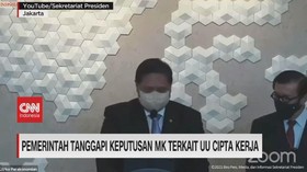 VIDEO: Tanggapan Istana Soal Keputusan Sidang MK Terkait UU Ciptaker