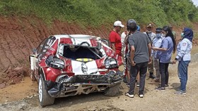 Bamsoet Selamat dari Kecelakaan Maut saat Reli dengan Sean Gelael