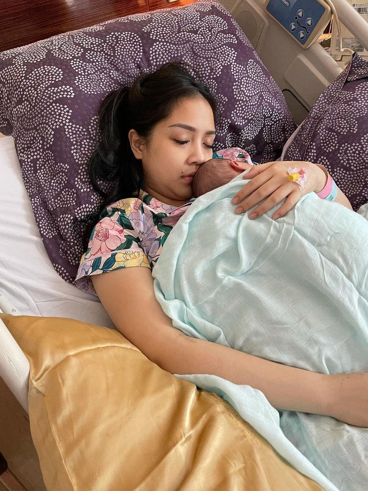 Nagita Slavina usai melahirkan anak kedua