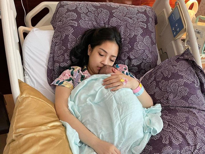 Nagita Slavina usai melahirkan anak kedua
