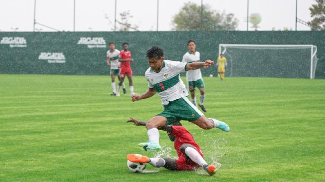 Pelatih Timnas Indonesia Shin Tae Yong memuji penampilan Tim Garuda Nusantara usai menang atas Mamakoto FC Gambia.
