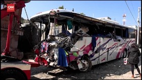 VIDEO: Kecelakaan Maut Bus di Meksiko, 19 Tewas 30 Luka