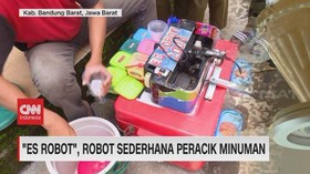 VIDEO: 'Es Robot', Robot Sederhana Peracik Minuman