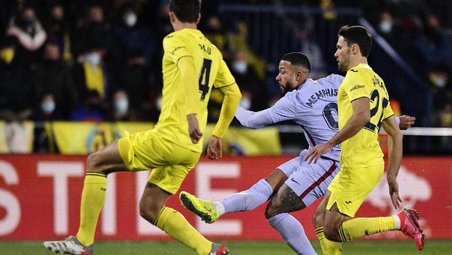Barcelona di bawah asuhan Xavi Hernandez berhasil menang 3-1 atas Villarreal pada pertandingan lanjutan Liga Spanyol.